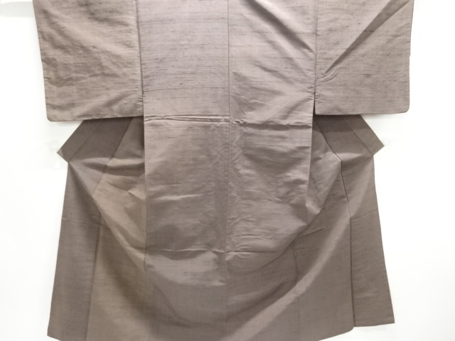 JAPANESE KIMONO / ANTIQUE MENS ENSEMBLE KIMONO / SILK / FUSHI TSUMUGI